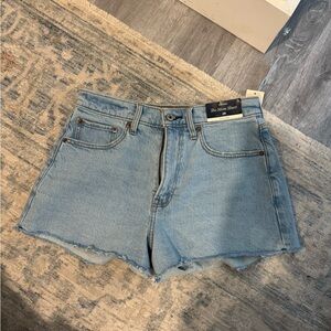Abercrombie & Fitch Light Blue Jean Shorts